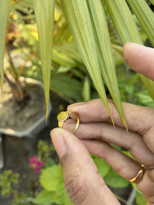 gold ring simple design